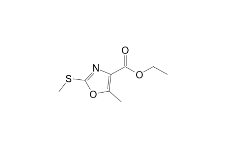 5-methyl-2-(methylthio)oxazole-4-carboxylic acid ethyl ester