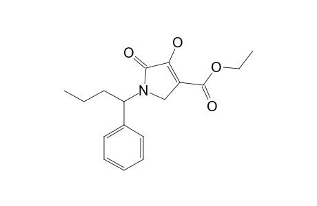 4-hydroxy-5-oxo-1-(1-phenylbutyl)-3-pyrroline-3-carboxylic acid, ethyl ester