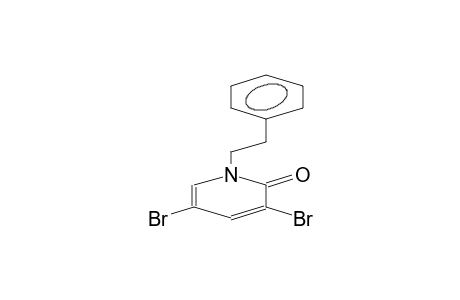 1-(2-PHENYLETHYL)-3,5-DIBROMO-1,2-DIHYDRO-2-PYRIDONE