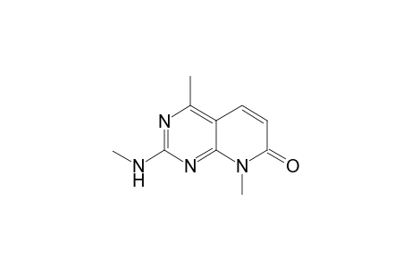 4,8-dimethyl-2-(methylamino)pyrido[2,3-d]pyrimidin-7(8H)-one