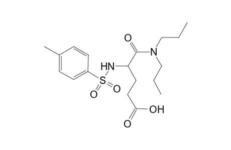 5-(dipropylamino)-4-[(4-methylphenyl)sulfonylamino]-5-oxidanylidene-pentanoic acid