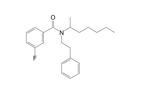 Benzamide, 3-fluoro-N-(2-phenylethyl)-N-(2-heptyl)-