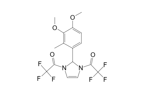 1H-Imidazole, 2-(3,4-dimethoxy-2-methylphenyl)-2,3-dihydro-1,3-bis(trifluoroacetyl) -