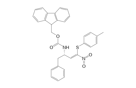 3-Benzyl-1-(tolylthio)-3-(N-fluoren-9-ylmethoxycarbonyl)-1-nitropropene