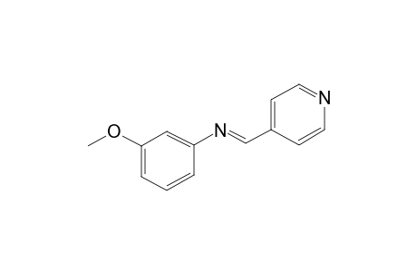 Benzenamine, 3-methoxy-N-(4-pyridinylmethylene)-