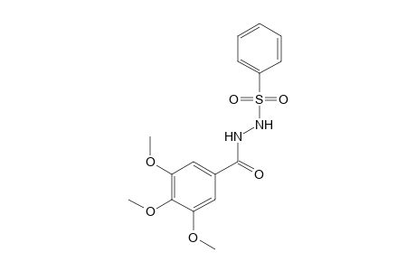3,4,5-trimethoxybenzoic acid, 2-(phenylsulfonyl)hydrazide