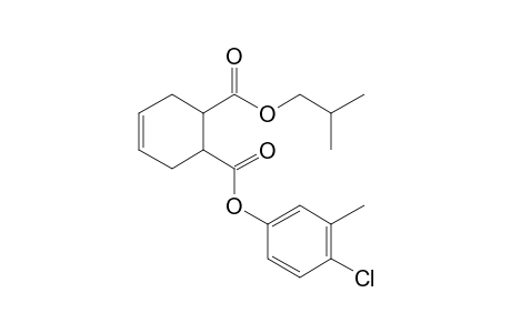 cis-Cyclohex-4-en-1,2-dicarboxylic acid, 4-chloro-3-methylphenyl isobutyl ester