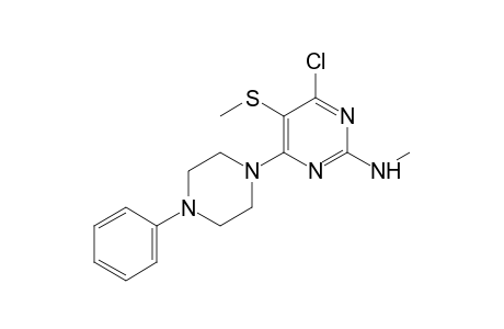 4-chloro-2-(methylamlno)-5-(methylthio)-6-(4-phenyl-1-piperazinyl)-pyrimidine