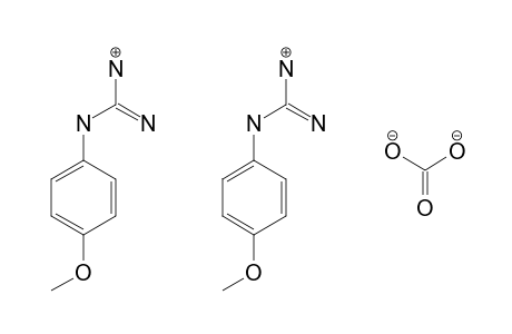 (p-methoxyphenyl)guanidine, carbonate (2:1)