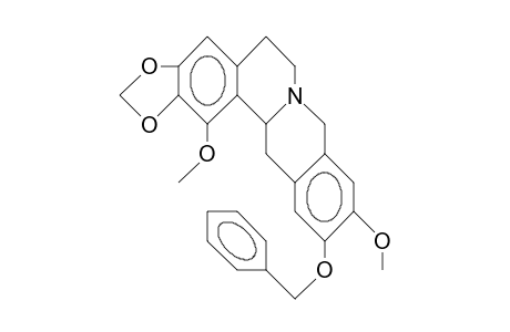 1-Methoxy-2,3-methylenedioxy-11-benzyloxy-tetrahydroprotoberberine