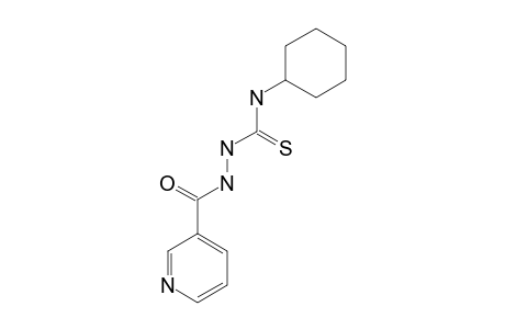 4-cyclohexyl-1-nicotinoyl-3-thiosemicarbazide