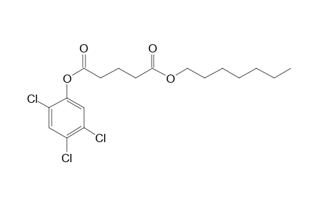 Glutaric acid, heptyl 2,4,5-trichlorophenyl ester