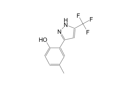 4-methyl-2-[5-(trifluoromethyl)-1H-pyrazol-3-yl]phenol