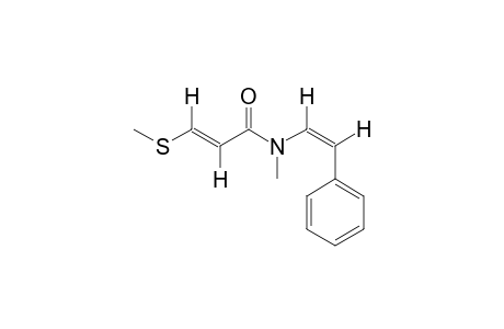 METHYLILLUKUMBIN-B;(E)-3-(METHYLTHIO)-PROPENOIC-ACID-N-METHYL-(Z)-PHENETHYLENAMIDE