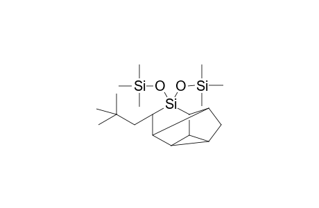 endo-3-Neopentyl-2,2-bis(trimethylsiloxy)-2-silatetracyclo[4.3.0(1,6).0(4,9).0(5,7)] nonane