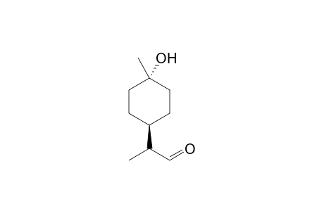 (R-1,T-4)-1-HYDROXY-PARA-MENTHAN-9-AL;(R-1',C-4')-2-(4'-HYDROXY-4'-METHYL-CYClOHEXYL)-PROPANAL