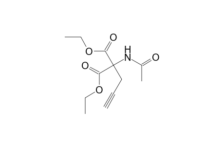 Diethyl 2-(acetylamino)-2-(2-propynyl)malonate