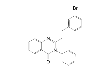 2-[(E)-2-(3-Bromophenyl)ethenyl]-3-phenyl-4(3H)-quinazolinone