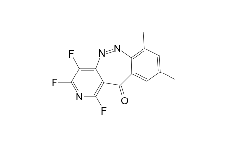 11H-Pyrido[4,3-c][1,2]benzodiazepin-11-one, 1,3,4-trifluoro-7,9-dimethyl-