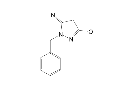 1-benzyl-5-imino-2-pyrazolin-3-ol