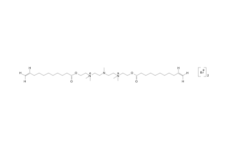 [(methylimino)diethylene]bis[dimethyl(2-hydroxyethyl)ammonium] dibromide, bis(10-undecenoate) (ester)