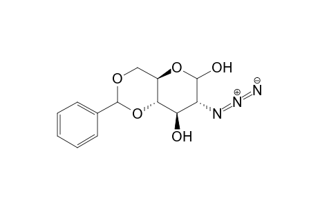 2-Azido-2-deoxy-4,6-O-benzylidene-D-glucopyranose