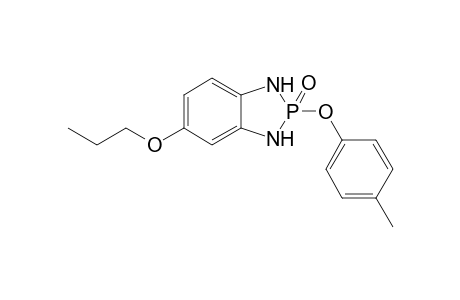 2-(4'-Methylphenoxy)-2,3-dihydro-5-propoxy-1H-(1,3,2)-benzodiazaphosphole - 2-Oxide