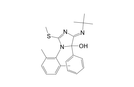 4-(tert-Butylimino)-1-(2,6-dimethylphenyl)-5-hydroxy-2-(methylthio)-5-phenyl-2-imidazoline Hydrochloride