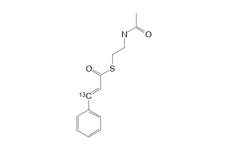 TRANS-[3-(13)-C,(14)-C]-CINNAMIC-ACID-N-ACETYL-CYSTEAMINE-THIOESTER