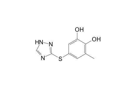 5-(1H-1,2,4-Triazol-3-ylthio)-3-methylbenzen-1,2-diol