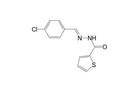 N'-[(E)-(4-chlorophenyl)methylidene]-2-thiophenecarbohydrazide