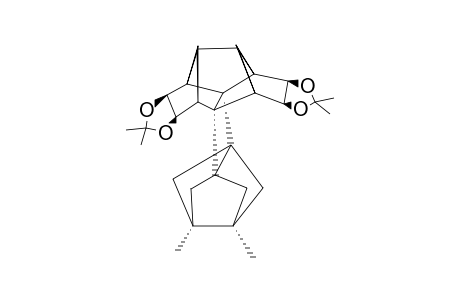 #27;4-ALPHA,5-ALPHA:10-ALPHA,11-ALPHA-BIS-(ISOPROPYLIDENEDIOXY)-16,17-DIMETHYL-NONACYCLO-[14.2.1.1-(14,17).0-(1,14).0-(2,9).0-(2,13).0-(3,7).0-(6,13).0-(8,12)]