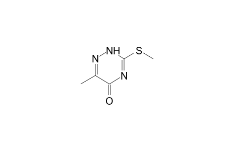 6-methyl-3-(methylthio)-as-triazin-5(2H)-one