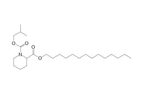 Pipecolic acid, N-isobutoxycarbonyl-, tetradecyl ester