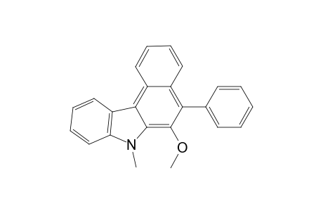 1-Methyl-10-phenyl-11-methoxynaphthaleno[2,1-b]indole