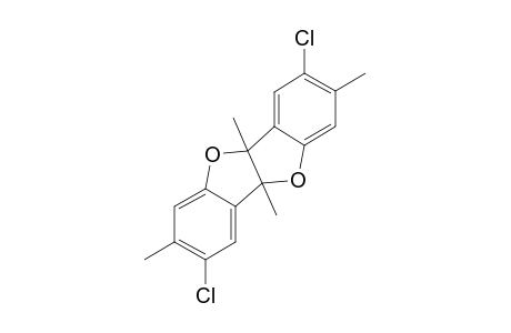 3,8-dichloro-2,4b,7,9b-tetramethylbenzofuro[3,2-b]benzofuran