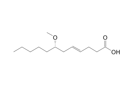 (E,7S)-7-methoxy-4-dodecenoic acid