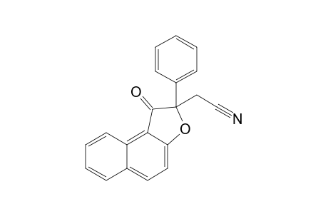 (1-Oxo-2-phenyl-1,2-dihydronaphtho[2,1-b]furan-2-yl)methyl cyanide