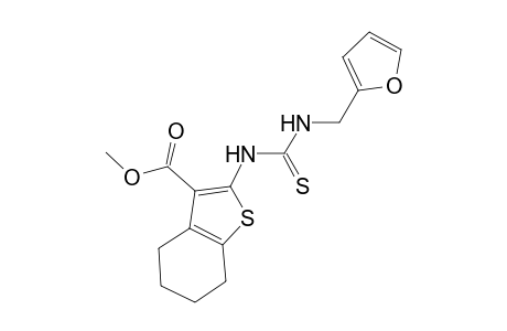 Methyl 2-({[(2-furylmethyl)amino]carbothioyl}amino)-4,5,6,7-tetrahydro-1-benzothiophene-3-carboxylate