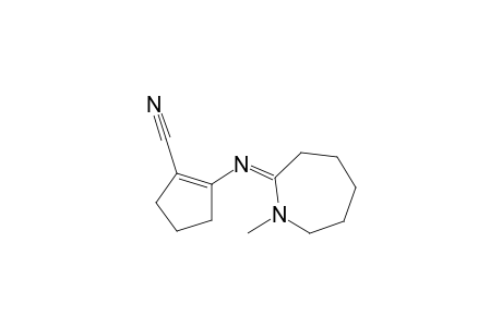2-([(2Z)-1-Methylazepanylidene]amino)-1-cyclopentene-1-carbonitrile