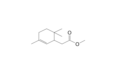 (3,6,6-Trimethylcyclohex-2-enyl)acetic acid, methyl ester