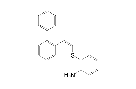 (Z)-2-[2-(Biphenyl-2-yl)vinylthio]aniline