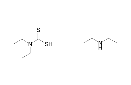 Diethyldithiocarbamic acid, compound with diethylamine(1:1)