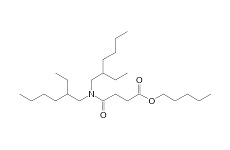 Succinic acid, monoamide, N,N-di(2-ethylhexyl)-, pentyl ester