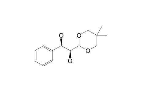 (1S*,2R*)-1-(5',5'-Dimethyl-1',3'-dioxan-2'-yl)-2-phenylethane-1,2-diol