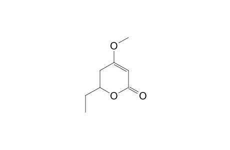 5,6-dihydro-6-ethyl-4-methoxy-2H-pyran-2-one