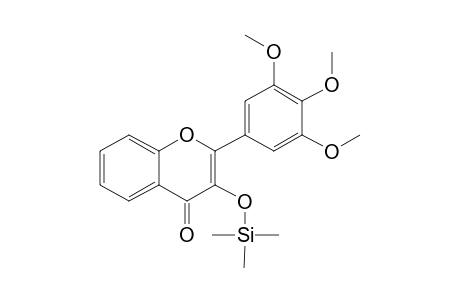 3-Hydroxy-3',4',5'-trimethoxyflavone, trimethylsilyl ether