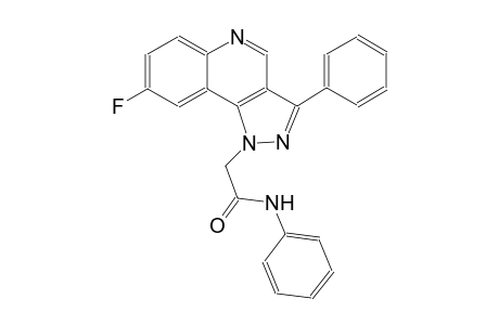 2-(8-fluoro-3-phenyl-1H-pyrazolo[4,3-c]quinolin-1-yl)-N-phenylacetamide