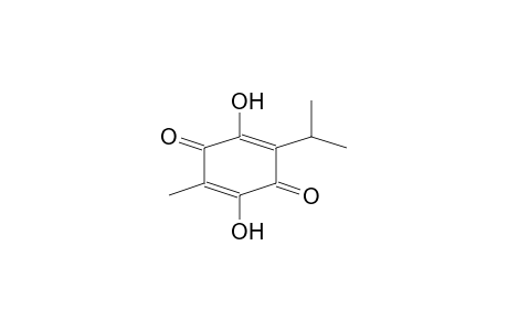 2,5-dihydroxy-3-isopropyl-6-methyl-p-benzoquinone
