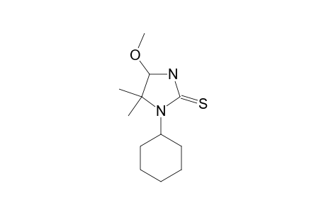 N-CYCLOHEXYL-4-METHOXY-5,5-DIMETHYL-2-IMIDAZOLIDINETHIONE